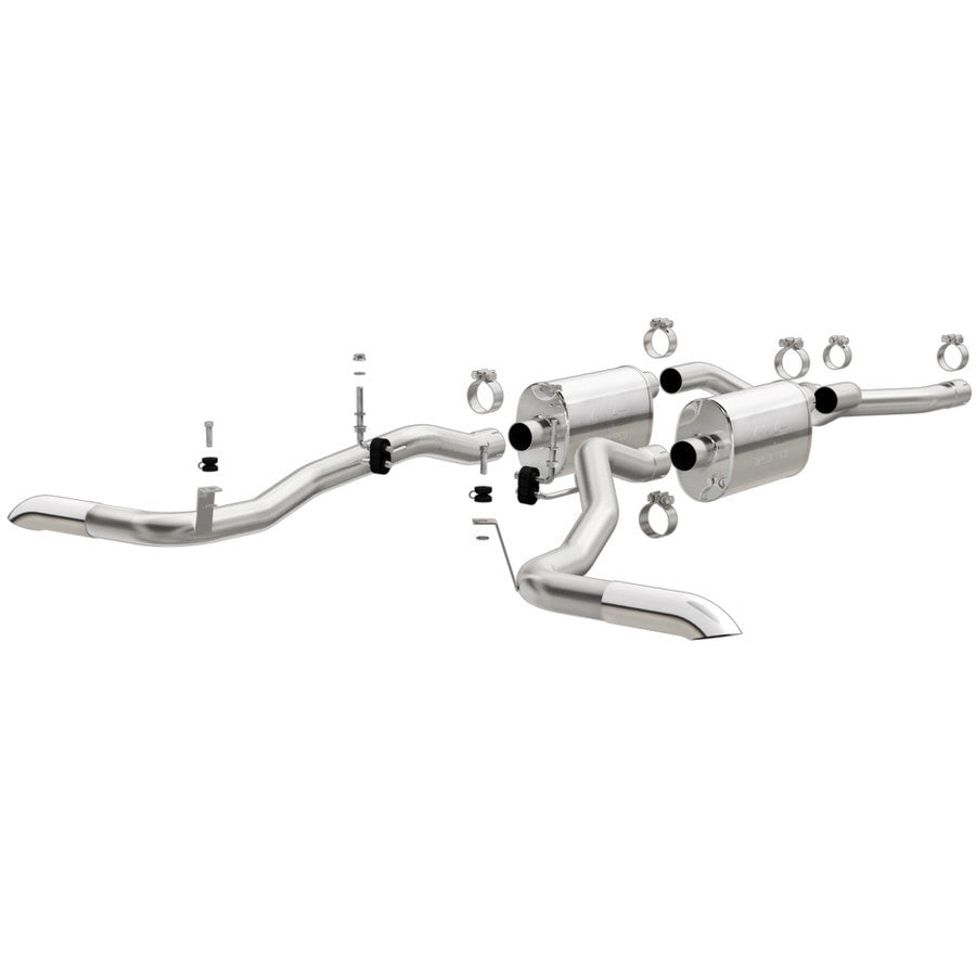 MAGNAFLOW PERF EXHAUST 15344 - 66-77 Ford Bronco 5.0L Crossmember Back Exhaust image
