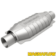 Load image into Gallery viewer, MAGNAFLOW PERF EXHAUST 94005 - SS Cat Converter Oval Universal 2.25 In/Out image