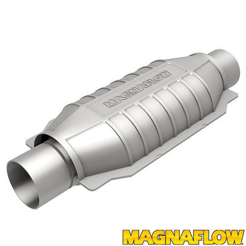 MAGNAFLOW PERF EXHAUST 94006 - SS Cat Converter Oval Universal 2.50 In/Out image