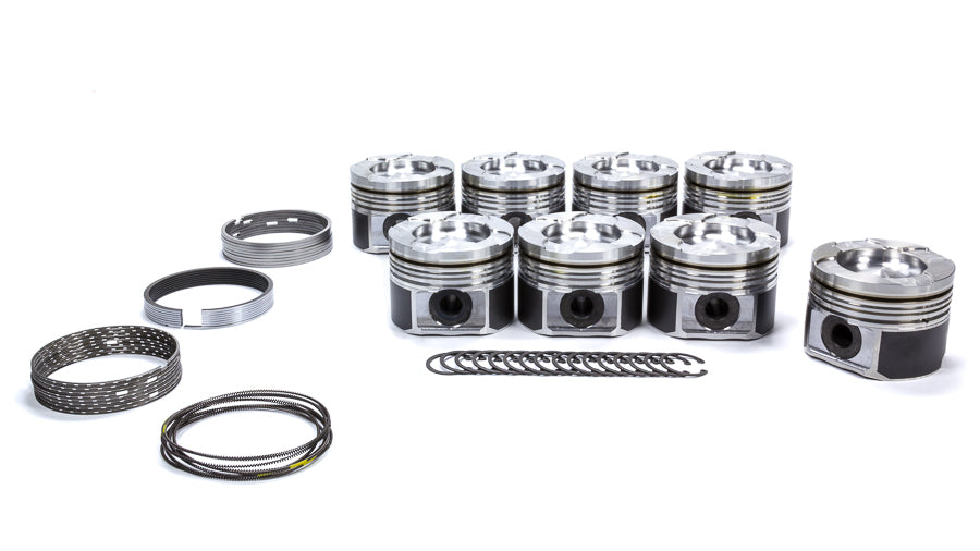MAHLE PISTONS 930029875 - GM 6.6L Duramax PowerPak Piston Set 4.075 Bore image