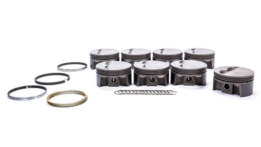 MAHLE PISTONS 930200060 - SBC FT PowerPak Piston Set 4.060 Bore -5.0cc image