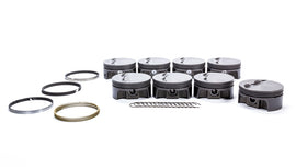 MAHLE PISTONS 930200630 - SBC PowerPak F/T Piston Set 4.030 Bore image