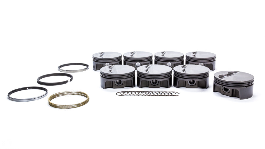 MAHLE PISTONS 930200640 - SBC PowerPak F/T Piston Set 4.040 Bore image