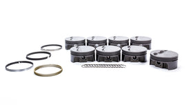 MAHLE PISTONS 930200725 - SBC PowerPak F/T Piston Set 4.125 Bore image