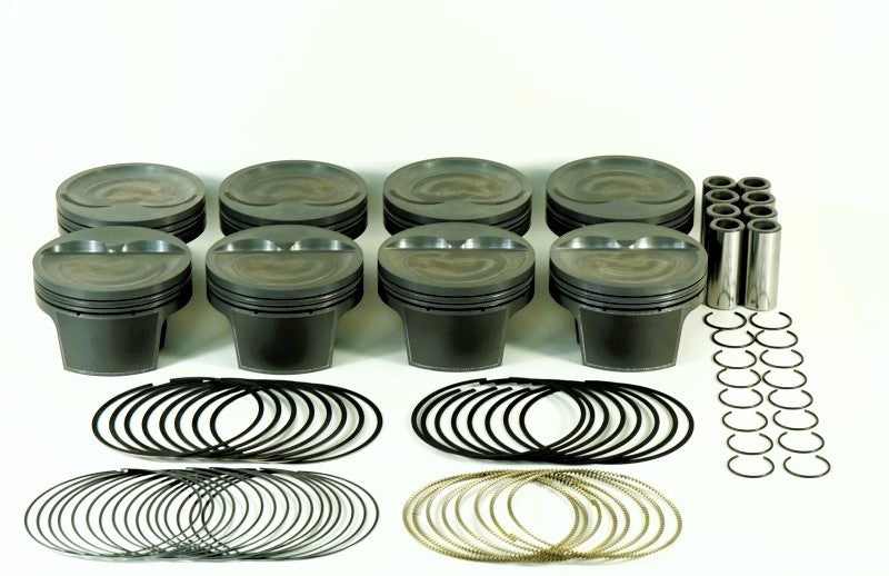 MAHLE PISTONS 930210860 - SBC PowerPak Dished Piston Set  4.060 image