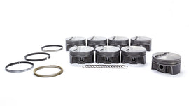MAHLE PISTONS 930217698 - LS1 PowerPak F/T Piston Set 3.898 Bore image