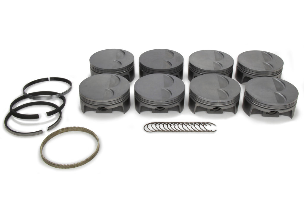 MAHLE PISTONS 930221625 - LS7 PowerPak F/T Piston Set 4.125 Bore image