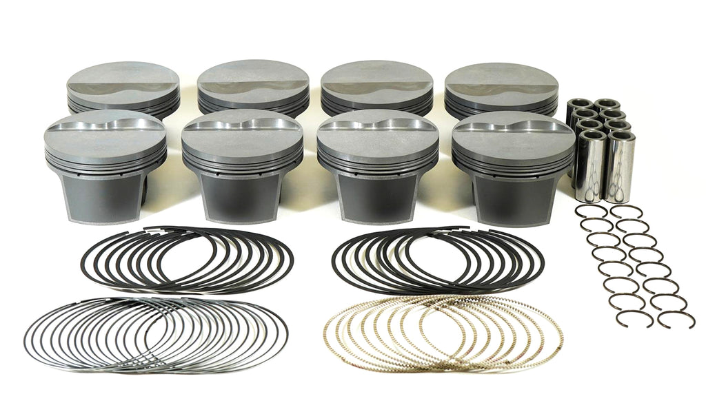 MAHLE PISTONS 930227710 - LS1 PowerPak F/T Piston Set 4.010 Bore image