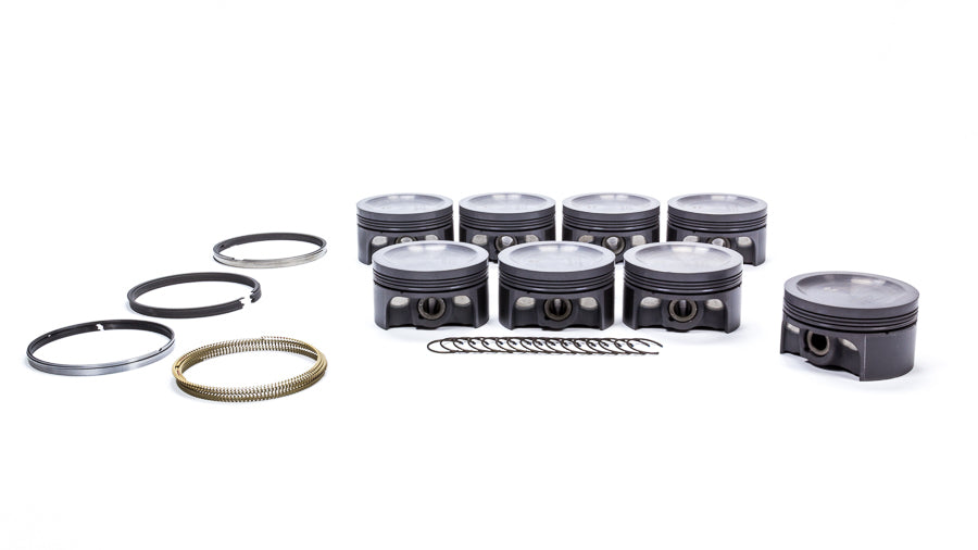 MAHLE PISTONS 930256072 - SBF PowerPak Dished Piston Set 3.572 Bore image