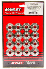 MANLEY 23679-16 - 10 Degree Titanium Valve Spring Retainers +.100 image