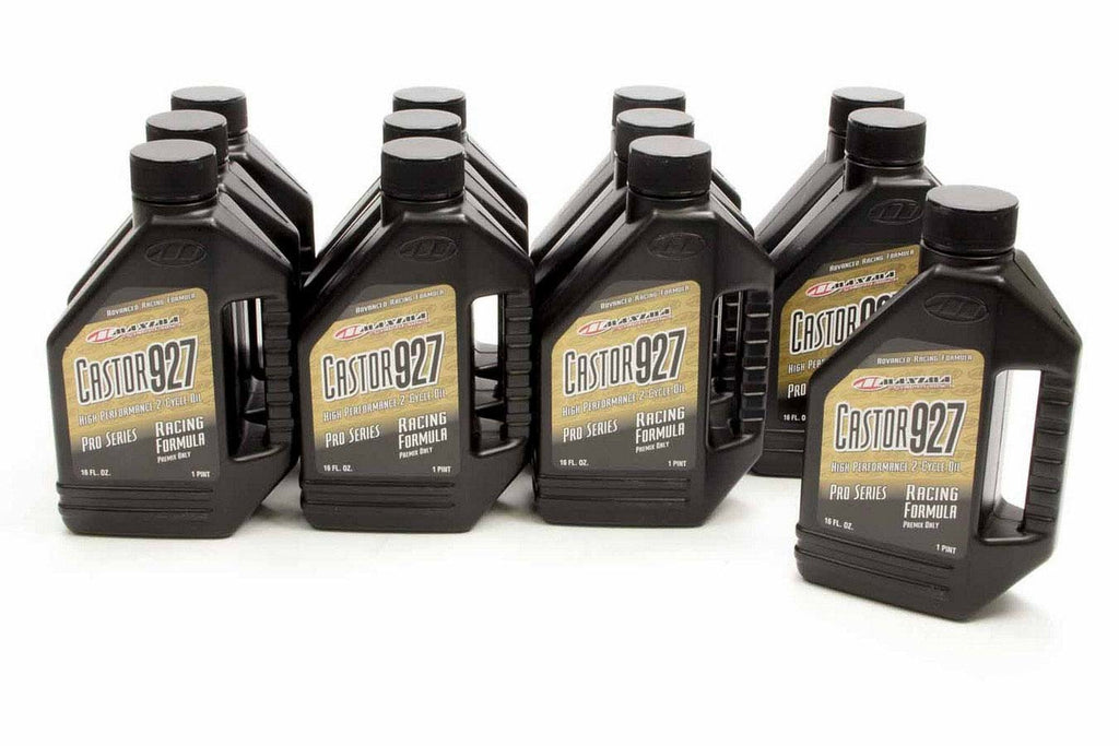 MAXIMA RACING OILS 23916 - 2 Cycle Oil Case 12x16oz Castor 927 image