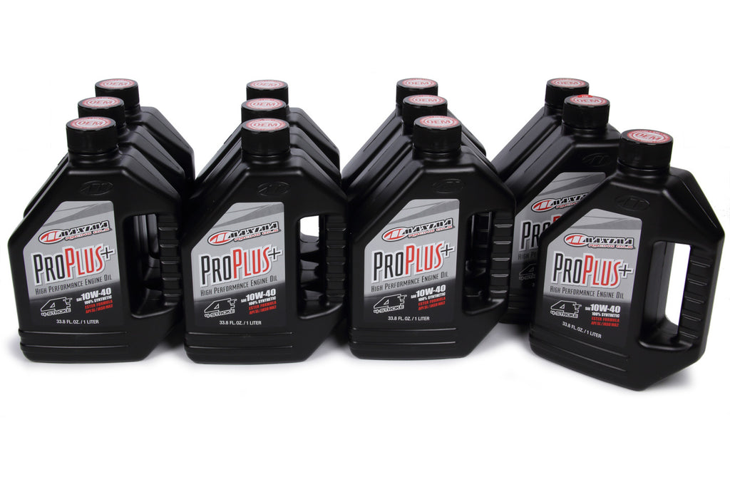 MAXIMA RACING OILS 30-02901 - Pro Plus+ 10w40 Syntheti c Case 12 x 1 Liter image