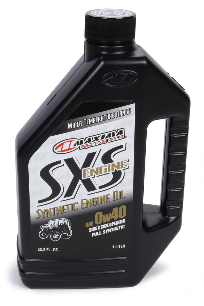 MAXIMA RACING OILS 30-12901S - SXS Engine Full Syntheti c 0w40 1 Liter image