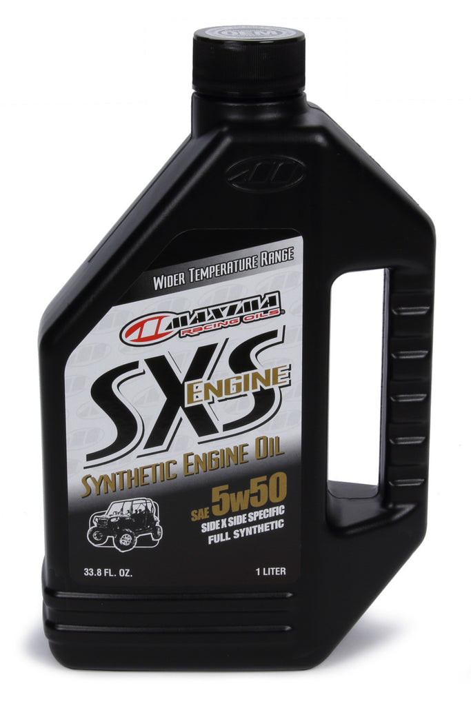 MAXIMA RACING OILS 30-18901S - SXS Engine Full Syntheti c 5w50 1 Liter image