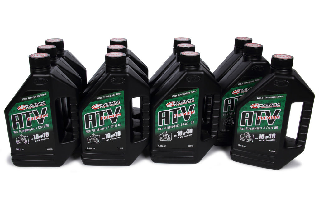 MAXIMA RACING OILS 33901 - ATV Premium 4T 10w40 Case 12 x 1 Liter image