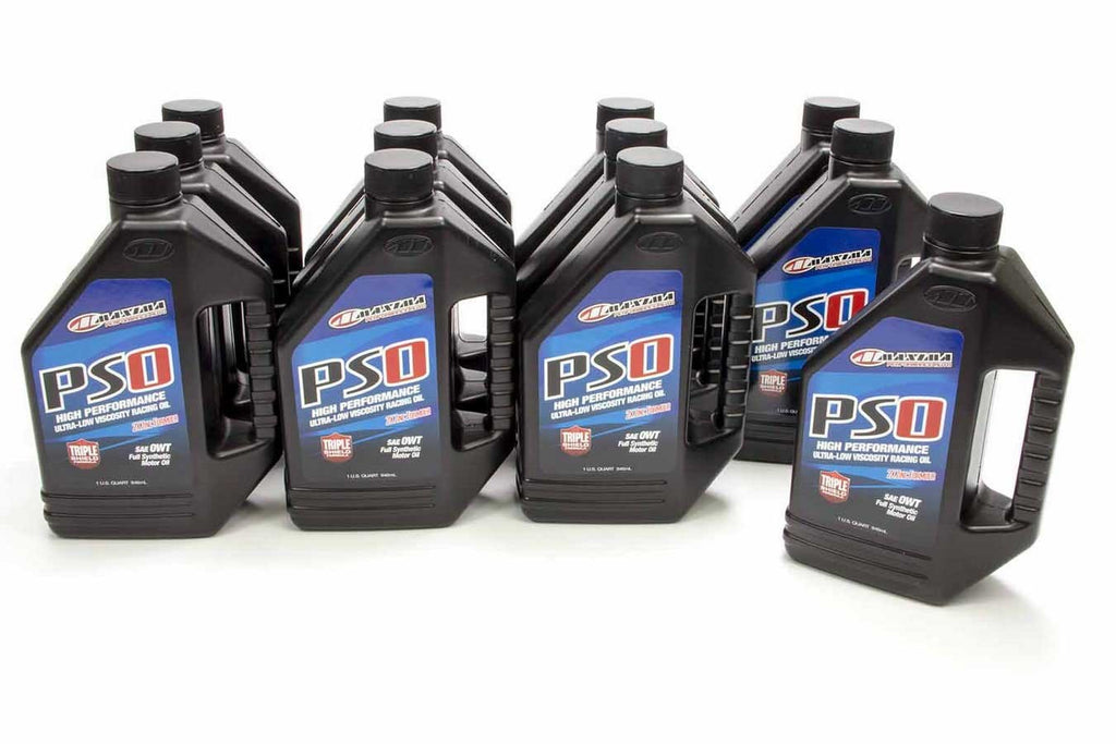 MAXIMA RACING OILS 39-03901 - 0w Synthetic Oil Case 12x1 Quart PS0 image