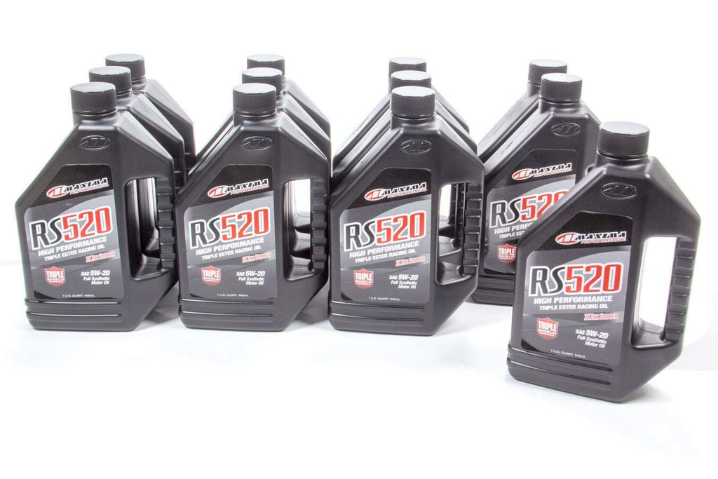 MAXIMA RACING OILS 39-04901 - 5w20 Synthetic Oil Case 12x1 Quart RS520 image