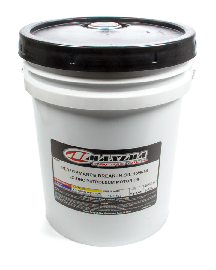 MAXIMA RACING OILS 39-11505 - 15w50 Break-In Oil 5 Gal  image