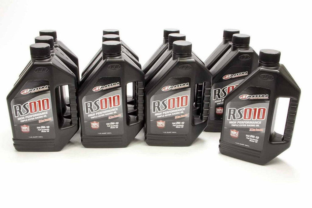 MAXIMA RACING OILS 39-13901 - 0w10 Synthetic Oil Case 12x1 Quart RS010 image