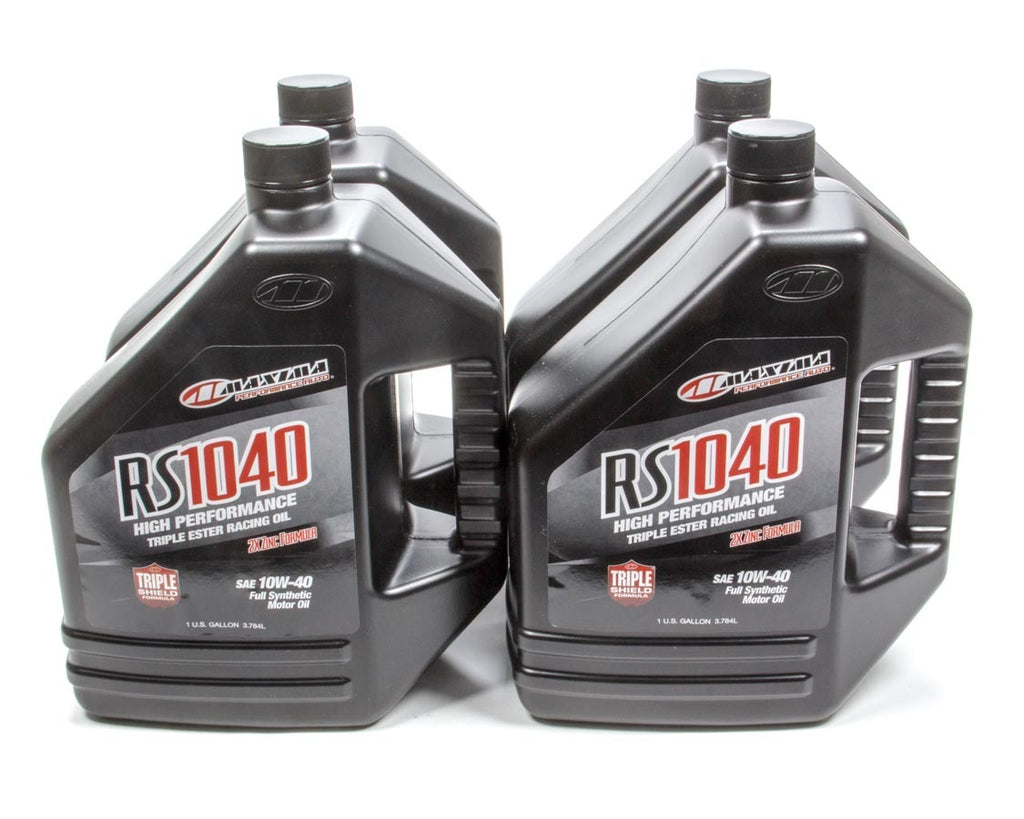 MAXIMA RACING OILS 39-169128 - 10w40 Synthetic Oil Case 4x1 Gallon RS1040 image