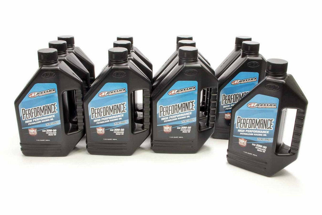 MAXIMA RACING OILS 39-35901 - 20w50 Petroleum Oil Case 12x1 Quart Performance image