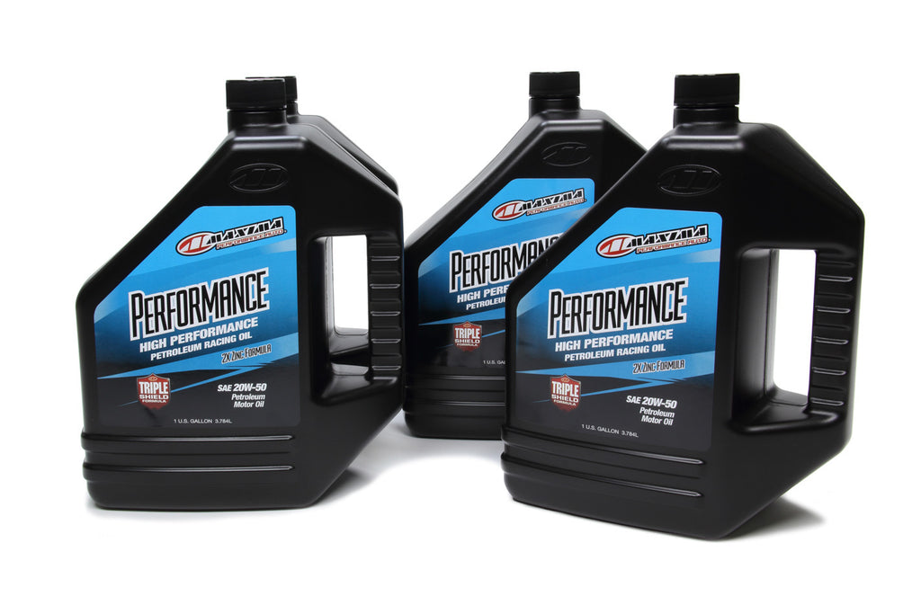 MAXIMA RACING OILS 39-359128 - 20w50 Petroleum Oil Case 4x1 Gallon image