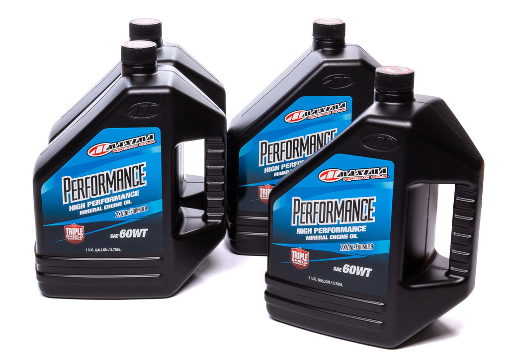 MAXIMA RACING OILS 39-379128 - 60w Petroleum Oil Case 4 x 1 Gallon image