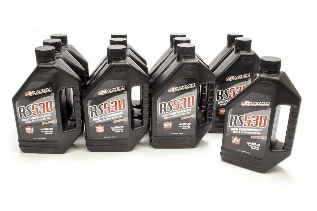 MAXIMA RACING OILS 39-91901 - 5w30 Synthetic Oil Case 12x1 Quart RS530 image