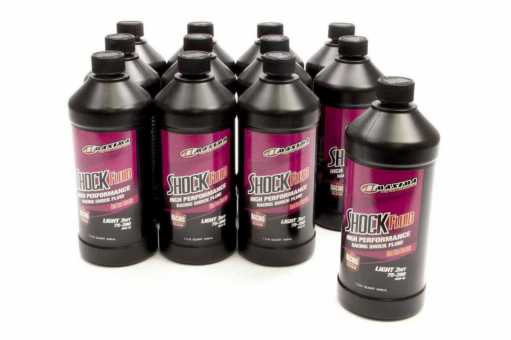 MAXIMA RACING OILS 59-58932L - 3w Racing Shock Oil Case 12x32oz image