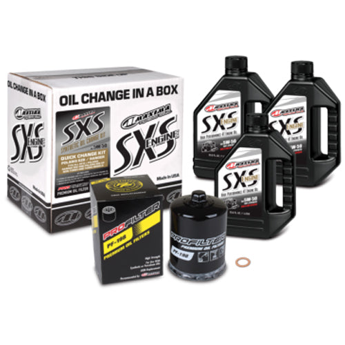 MAXIMA RACING OILS 90-189013 - SxS Quick Change Kit 5w 50 Synthetic w/Filter image