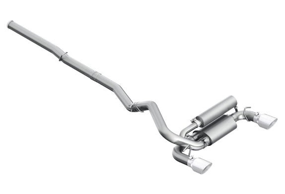MBRP, INC S4203409 - 16-UP Ford Focus RS 3in Cat Back Dual Outlet image