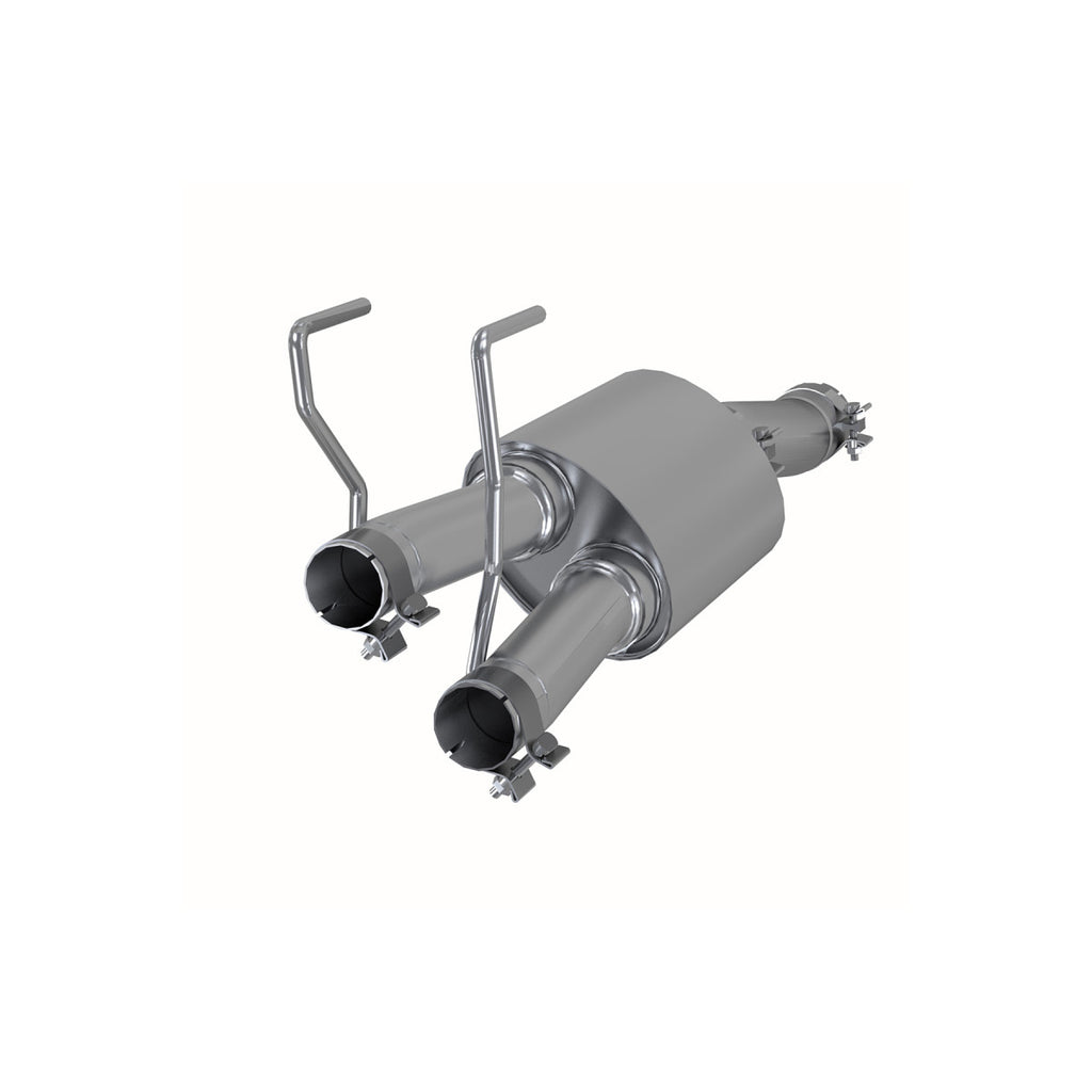 MBRP, INC S5141409 - Stainless Muffler 3in In Single 2.25in Dual Out image