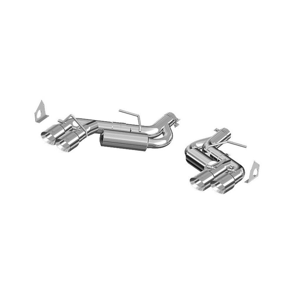 MBRP, INC S7036AL - 16-   Camaro 6.2L Axle Back Exhaust Quad Tip image