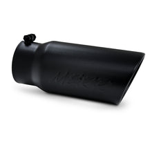 Load image into Gallery viewer, MBRP, INC T5051BLK - Tip 5in O.D. Angled Roll ed End  4in inlet image