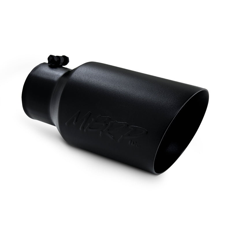 MBRP, INC T5072BLK - Tip 6in O.D. Dual Wall A ngled  4in inlet image