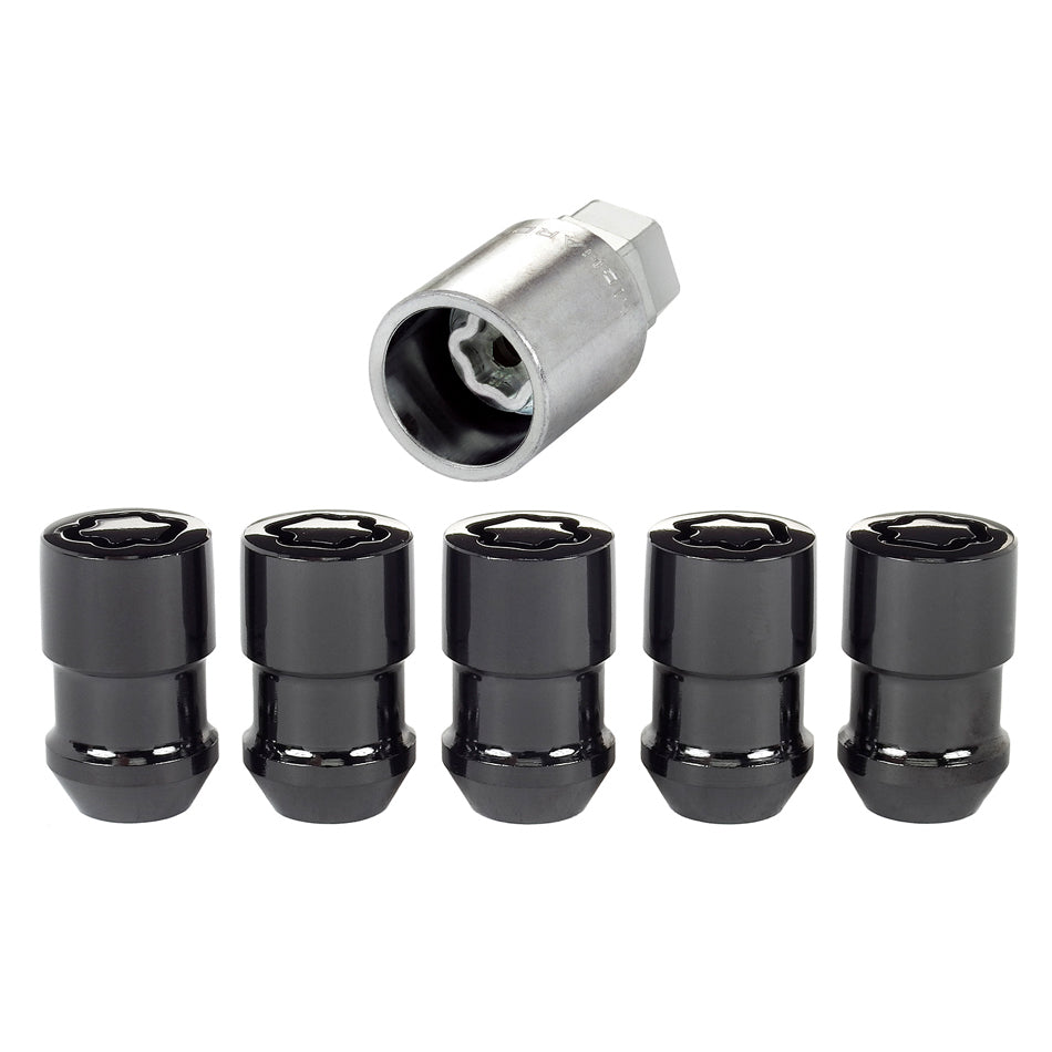 MCGARD 24548 - Wheel Locks 5Pcs. 97-19 Jeep JK/TJ 1/2-20 Black image