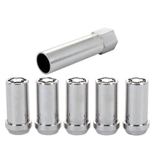 Load image into Gallery viewer, MCGARD 25540 - Wheel Locks 5Pcs. 97-20 Jeep JK/TJ 1/2-20 Chrome image