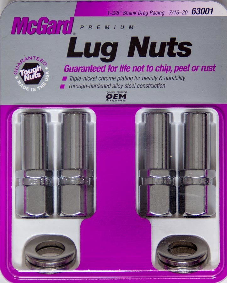 MCGARD 63001 - LUG NUT 7/16 X-LONG SHANK RACE image