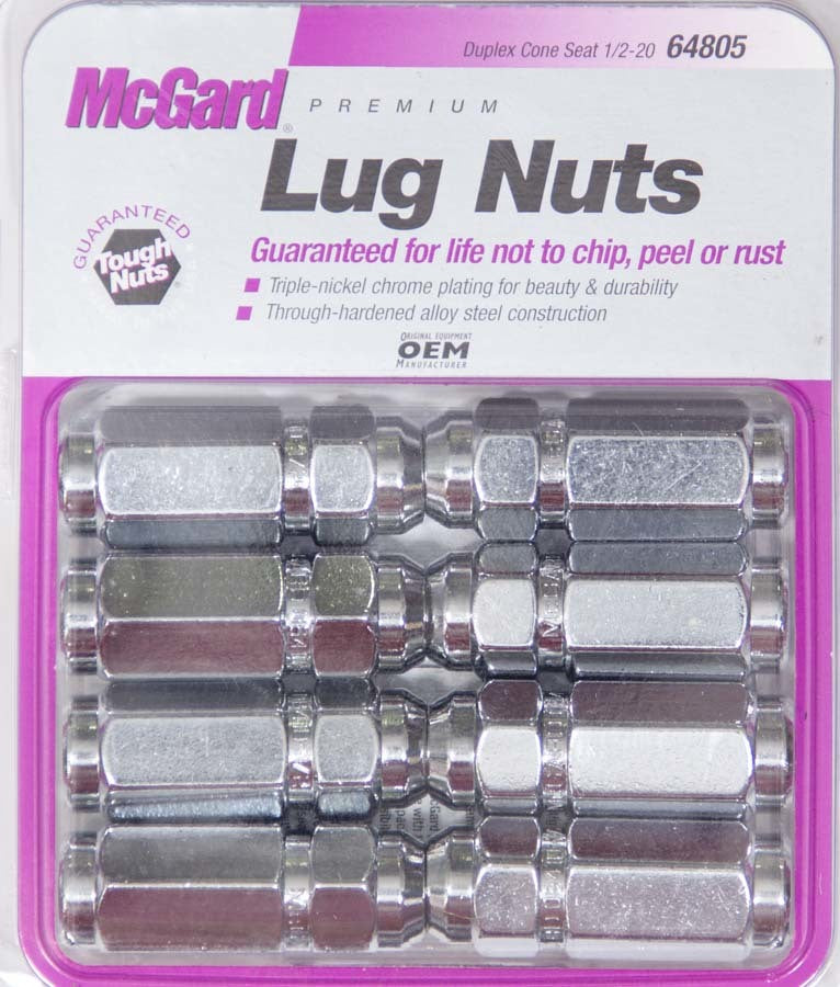 MCGARD 64805 - LUG NUT 1/2 DUPLEX CONICAL SEAT (8) image