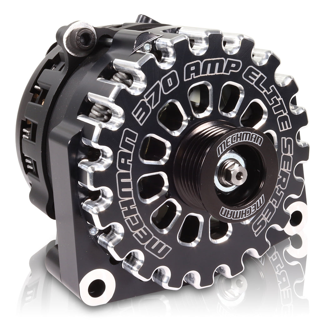 MECHMAN ALTERNATORS B8206370B - E Series 370 amp Billet Alternator GM Truck image