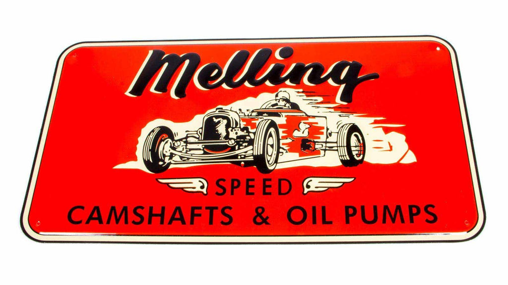 MELLING 1950 - 1950 Nostalgic Metal Sign - Red (Race Car) image