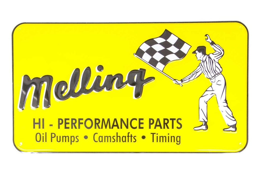 MELLING 1960 - 1960 Nostalgic Metal Sign - Yellow (Flag Man) image