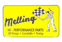 Load image into Gallery viewer, MELLING 1960 - 1960 Nostalgic Metal Sign - Yellow (Flag Man) image