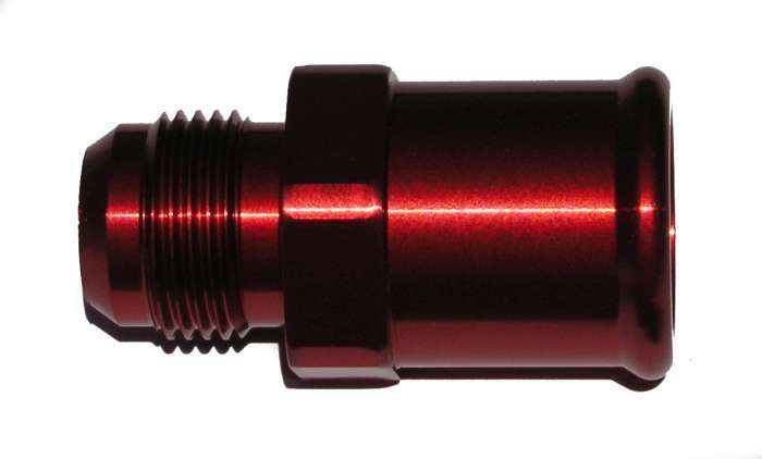 MEZIERE WA16150R - -16an Male to 1-1/2 Hose Adapter - Red image