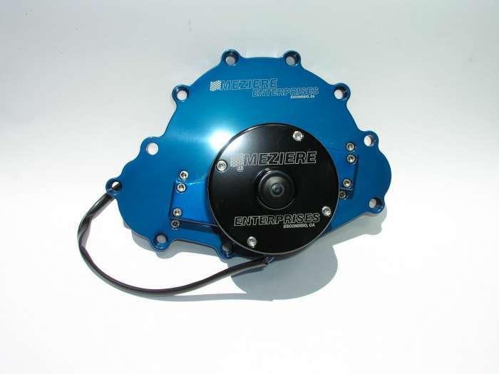 MEZIERE WP103B - Pontiac Billet Elec. W/P Blue image