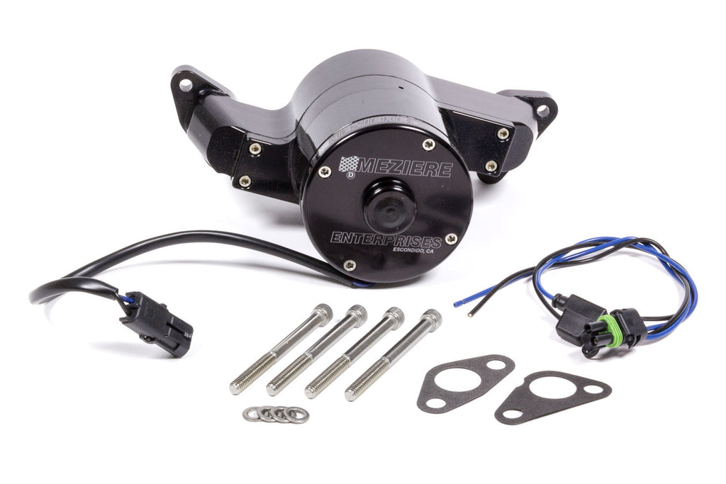 MEZIERE WP111SHD - SBF Billet Electric H.D. Water Pump - Black image