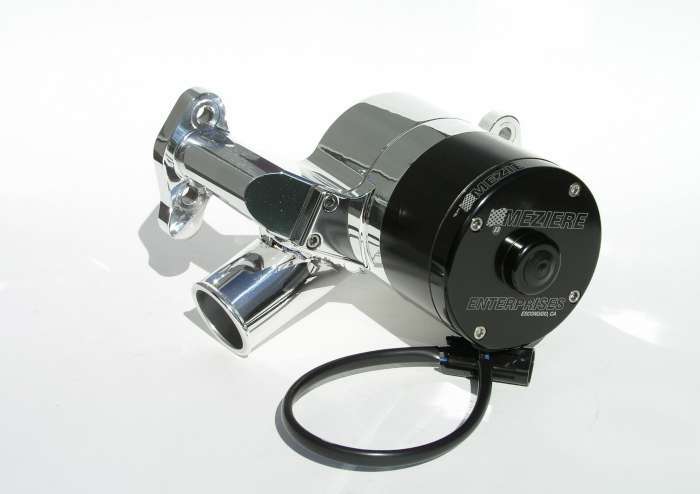 MEZIERE WP301U - SBC Billet Electric W/P - Hi-Flow - Polished image