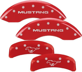 MGP CALIPER COVER 10095SMPYRD - 94-04 Mustang Caliper Covers image