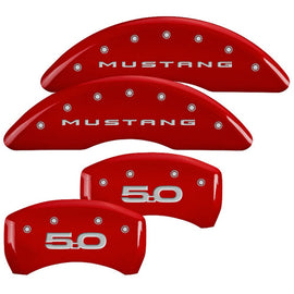 MGP CALIPER COVER 10200SM52RD - 15-   Mustang GT Caliper Covers Red image
