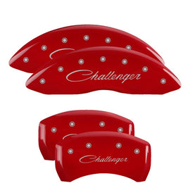 MGP CALIPER COVER 12162SCLSRD - 11-   Challenger Caliper Covers Red image